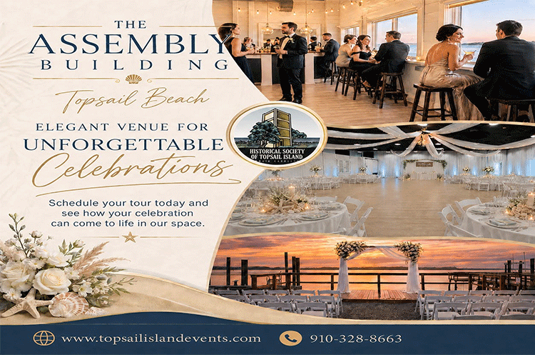 Topsail Island Events Wedding Venue | Historical Society of Topsail Island | Wedding Venue | Party Venue | Conference Venue